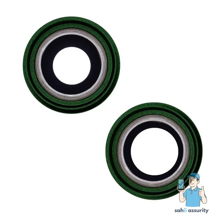 Camera Lens Glass with Frame for Apple iPhone 13 Green thumbnail